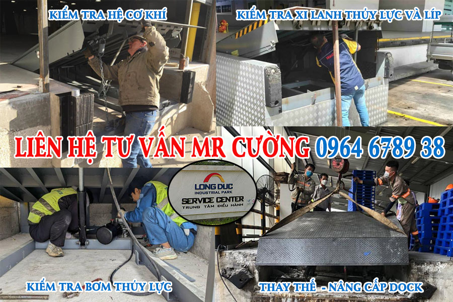 Bao tri nang cap thay the Dock leveler tai KCN Long Duc Tra Vinh